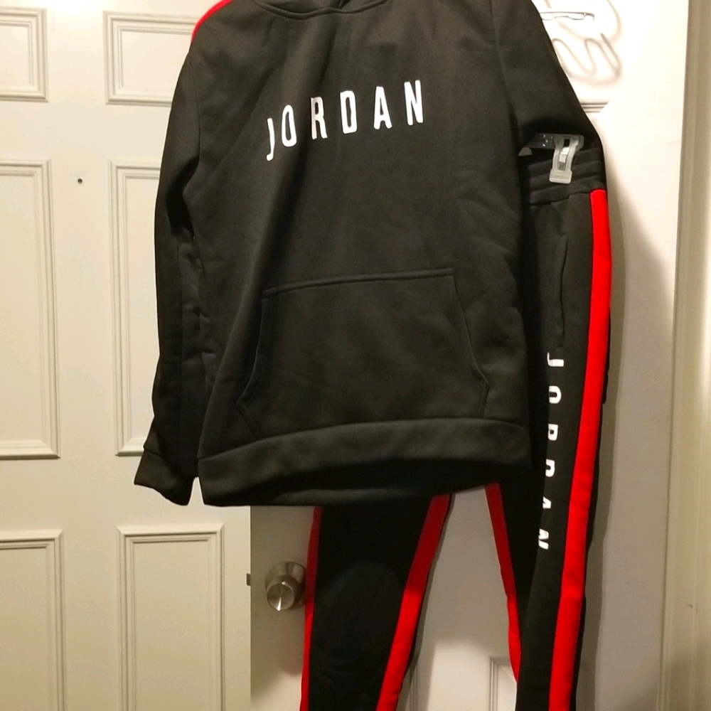 Women's 2 tone jogging tracksuit hoodie jogger set